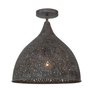Crystorama - JAS-A5010-FB_CEILING - One Light Semi Flush Mount - Jasmine - Forged Bronze