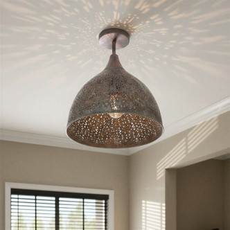 Jasmine One Light Semi Flush Mount (JAS-A5010-FB_CEILING)
