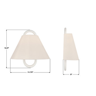 Jojo One Light Wall Sconce (JOJ-801-VG-MT)