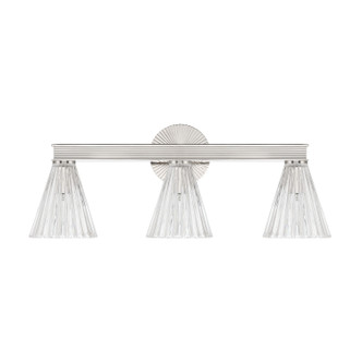 Lotus Three Light Bath (LOT-703-PN)