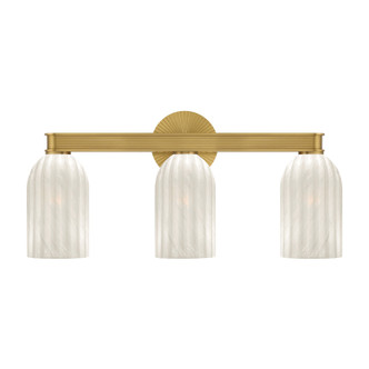 Crystorama - LOT-713-LG - Three Light Bath - Lotus - Luxe Gold