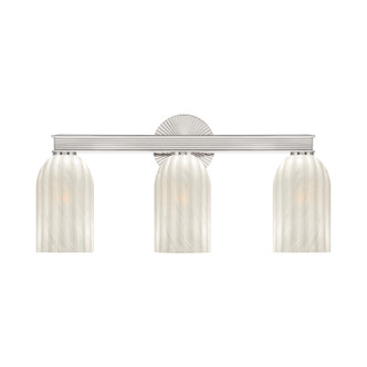 Crystorama - LOT-713-PN - Three Light Bath - Lotus - Polished Nickel