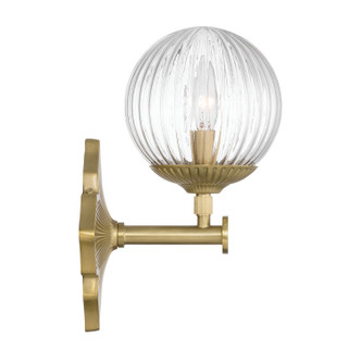 Orly One Light Wall Sconce (ORY-1001-AG-CL)