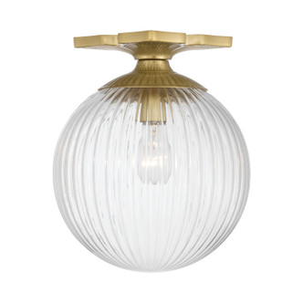 Orly One Light Semi Flush Mount (ORY-1003-AG-CL)
