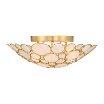 Palla Three Light Semi Flush Mount (PAL-524-GA)