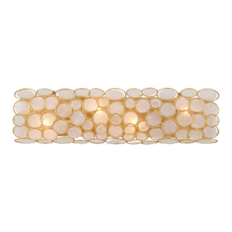 Crystorama - PAL-526-GA - Four Light Bath - Palla - Antique Gold