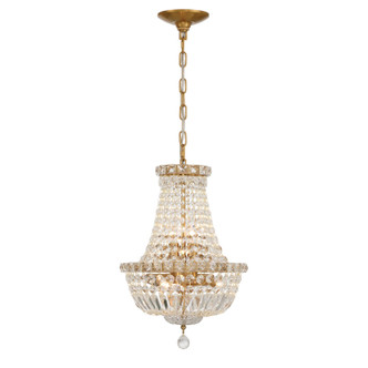 Roslyn Five Light Chandelier (ROS-A1006-AG-CL-MWP)