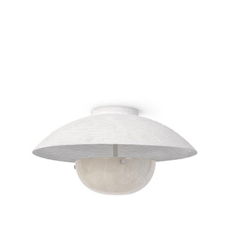 Palecek - 2323-79 - Two Light Flush Mount - Capri - White