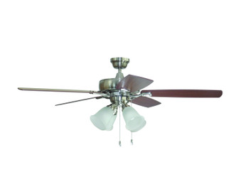 Craftmade - TCE52BNK5C4 - 52 Ceiling Fan - Twist N Click 4 Light - Brushed Polished Nickel