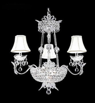 manufacturer_finish:Silver|manufacturer_glass:Non-tilt Shantung Silk Shade|crystal:IMPERIAL Crystal (Clear)