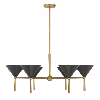 Cortan Six Light Chandelier (10316-855)