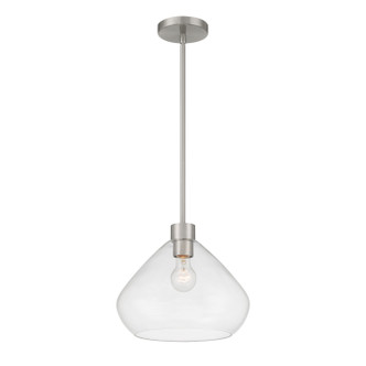 Minka-Lavery - 19414-84 - One Light Pendant - Elaris - Brushed Nickel