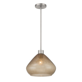 Minka-Lavery - 19415-84 - One Light Pendant - Elaris - Brushed Nickel