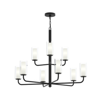 Progress Lighting - P400478-31M - Nine Light Chandelier - Mack - Matte Black