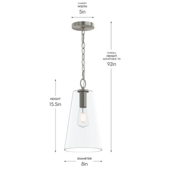 Jheni One Light Pendant (P500511-009)
