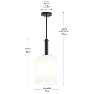 Reines One Light Pendant (P500516-31M)