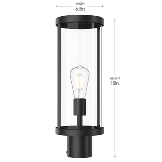 Kagen One Light Outdoor Post Mount (P540112-31M)