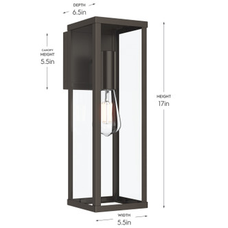 Ryle One Light Outdoor Wall Mount (P560399-020)
