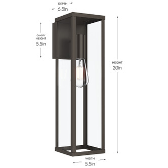 Ryle One Light Outdoor Wall Mount (P560400-020)