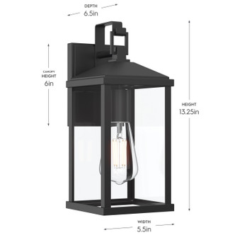 Cantley One Light Outdoor Wall Mount (P560405-31M)