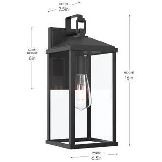 Cantley One Light Outdoor Wall Mount (P560406-31M)
