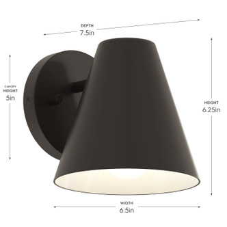 Mik One Light Outdoor Wall Mount (P560408-020)