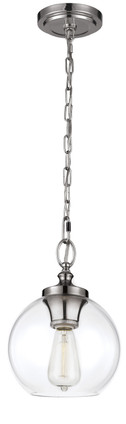 Visual Comfort Studio - P1308PN - One Light Pendant - Tabby - Polished Nickel