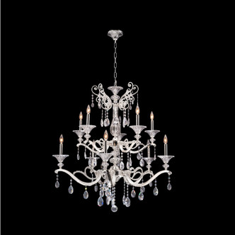 Allegri - 020154-017-SS001 - Ten Light Chandelier - Vasari - Silver