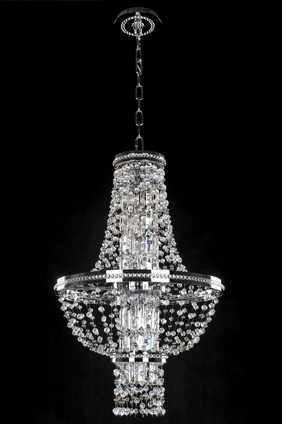 Allegri - 020370-010-FR001 - Four Light Pendant - Capri - Chrome