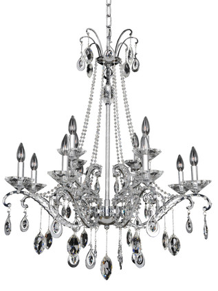 Allegri - 023551-010-FR001 - 12 Light Chandelier - Torreli - Chrome