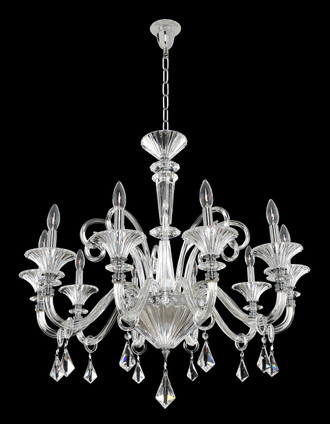 Allegri - 026952-010-FR001 - Ten Light Chandelier - Chauvet - Chrome