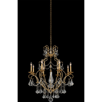 Allegri - 027471-047-FR001 - Eight Light Chandelier - Elise - Gold Patina
