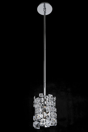 Allegri - 028950-010-FR001 - One Light Mini Pendant - Dolo - Chrome