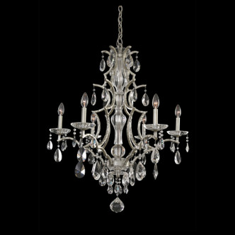 Allegri - 090072-040-FR001 - Six Light Chandelier - Shorecrest - Sliver Dollar