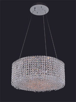 Allegri - 11669-010-FR001 - Eight Light Pendant - Milieu Metro - Chrome