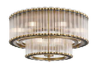 Glasbury Nine Light Flush Mount (49169-010)