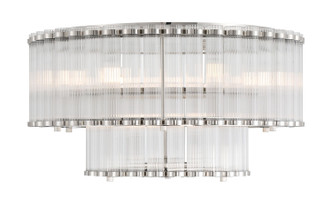 Eurofase - 49169-027 - Nine Light Flush Mount - Glasbury - Polished Nickel