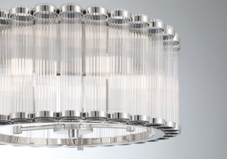 Glasbury Five Light Flush Mount (49185-027)