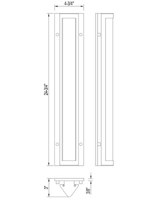 Hy50 LED Outdoor Wall Sconce (50109-012)