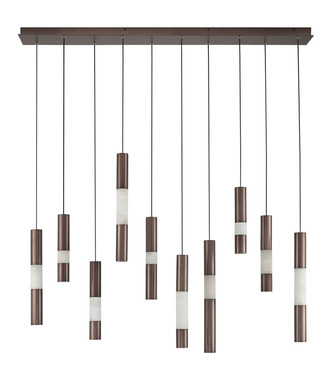 Eurofase - 50121-021 - LED Linear Chandelier - Ronda - Harlow Bronze