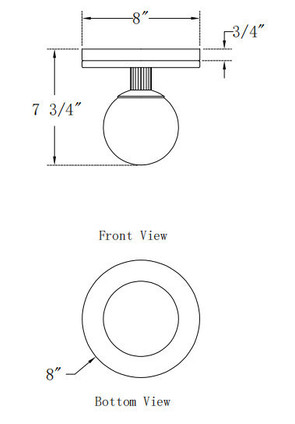 Carnagie LED Flush Mount (50187-010)