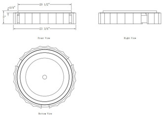 Roslington LED Flush Mount (50205-011)