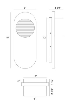 Sternn LED Outdoor Wall Sconce (50272-013)