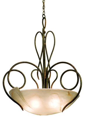 Kalco - 4306AC/ANTQ - Five Light Pendant - Tribecca - Antique Copper