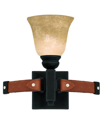 Kalco - 4641B/ECRU - One Light Bath - Rodeo Drive - Black