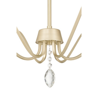 Aureline Six Light Chandelier (205106-AGSI)