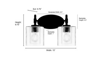 Solventa Two Light Vanity (270202-VB)