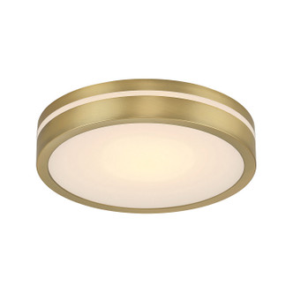 Millennium - 401001-VB - LED Flush Mount - Soltra - Vintage Brass