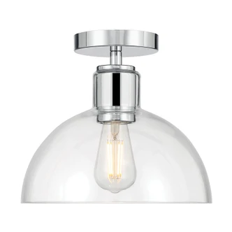 Knightsdale One Light Semi-Flush Mount (6021-CH)