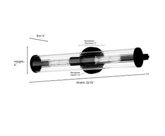 Cylora Two Light Bath Bar (63102-MB)